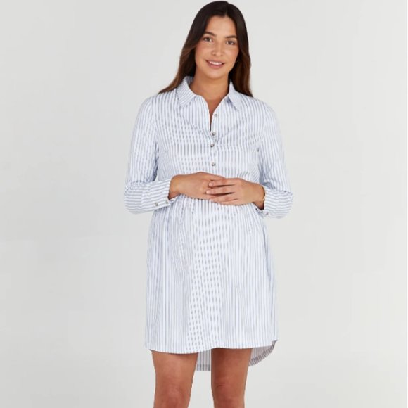 NWT - LEGOE. HERITAGE SIENNA SHIRTDRESS Maternity - Size 3 ( USA 8-10) - Picture 5 of 5